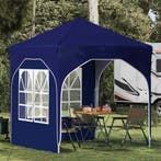 vidaXL Pop-up Feesttent 192 x 192 x 245 cm Blauw, Tuin en Terras, Partytenten, Verzenden, Nieuw
