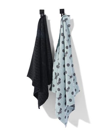 HEMA Takkie thee- en keukendoekset katoen blauw - 2 stuks, Hobby en Vrije tijd, Theezakjes, Verzenden