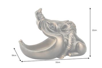 Decoratief beeldje WARTHOG 30 cm brons met opbergvak - 48017, Ophalen of Verzenden, Nieuw