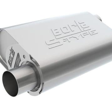 Borla CrateMuffler LS3 S-Type 2.50in Offset/Offset, Auto-onderdelen, Ophalen of Verzenden, Nieuw