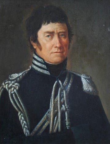 Europese school (XIX) - Portrait eines Militärs