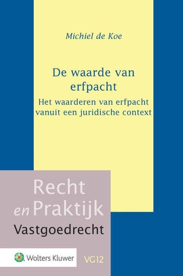 De Waarde Van Erfpacht | M. Koe | Nieuw, Ophalen of Verzenden, Nieuw, M. Koe