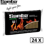 Samba Aanmaakblokjes - plantaardige olie en naaldhout - v..., Ophalen of Verzenden, Nieuw