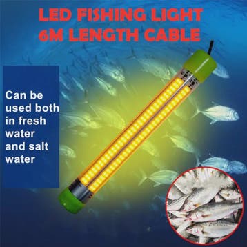 Krachtige LED Onderwater Vislamp | 20W/60W Vis Aas Lamp | IP, Verzenden, Nieuw