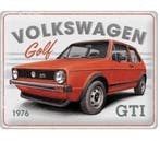Volkswagen Golf GTI 1976 reclamebord, Ophalen of Verzenden, Nieuw