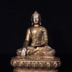 A Pure Copper Figure of Shakyamuni Buddha from a Private