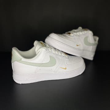Nike Air Force 1 Low 07 White Grey Gold, Verzenden, Nike, Nieuw, Sneakers of Gympen