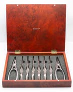 Brandani - Tafelmessenset - Staal, Hout - Set per aragasta