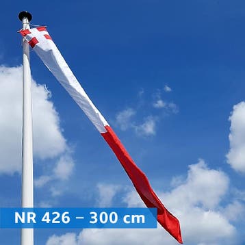 NR 426: Wimpel Utrecht-300cm met stokje, Nieuw