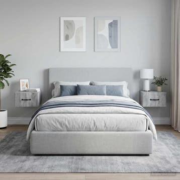 vidaXL Wandbeugel Bedkast 2 st Grijs sonoma 34,5 x 33 x 20, Minder dan 45 cm, Verzenden, Nieuw, Minder dan 55 cm