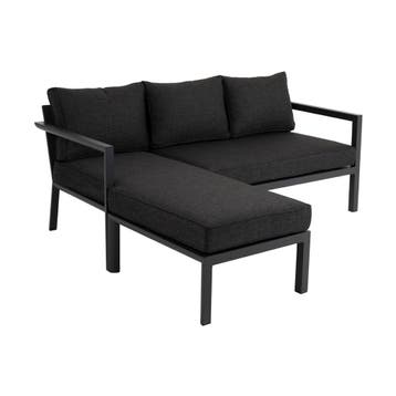 *WOONWINKEL* Brafab Delia Loungebank Tuin Donkergrijs, Verzenden, Nieuw