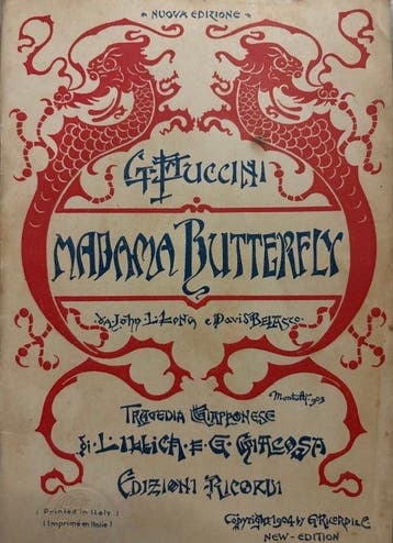 Puccini Giacomo - 1 St. Madama Butterfly Rare First Edition, Antiek en Kunst
