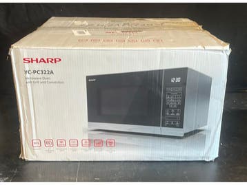 Sharp YC-PC322AE-S - Combimagnetron - 1000W, Verzenden, Zo goed als nieuw