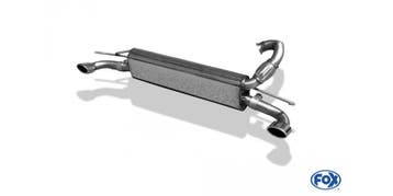 FOX Smart Fortwo 453 einddemper cross exit rechts/links incl, Verzenden, Nieuw