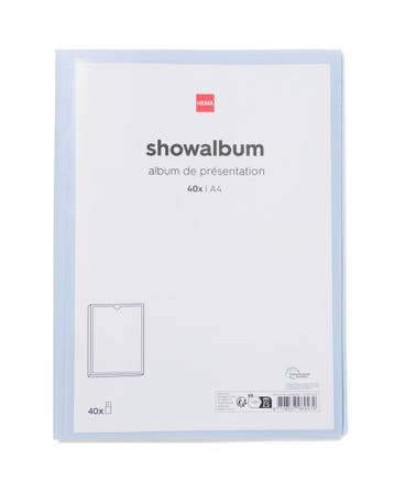 HEMA Showalbum A4 lichtblauw, Diversen, Verzenden, Nieuw