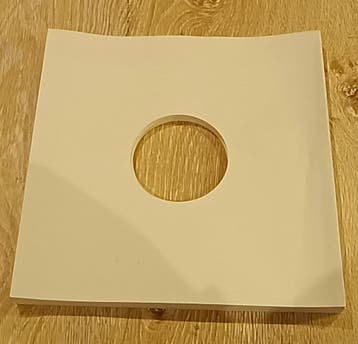 Witte 10 binnenhoezen (zonder voering) - per 25 stuks, Cd's en Dvd's, Nieuw in verpakking