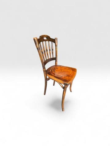 Stoel - Hout - Art Nouveau, Bentwood, Antiek en Kunst