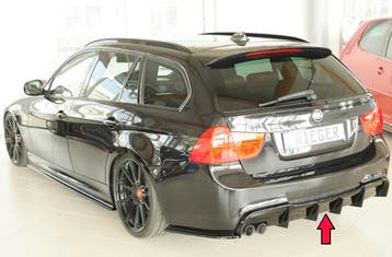 Diffuser | geschikt voor BMW | 3 series 05-12 4d sed. E90, 3, Verzenden, Nieuw, BMW