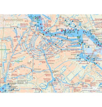 Fleecedeken Amsterdam  - Kaartkussens, Ophalen of Verzenden, Nieuw