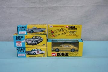 Corgi 1:43 - Modelauto (4) - 4 x 1960s Corgi Toys, Nieuw