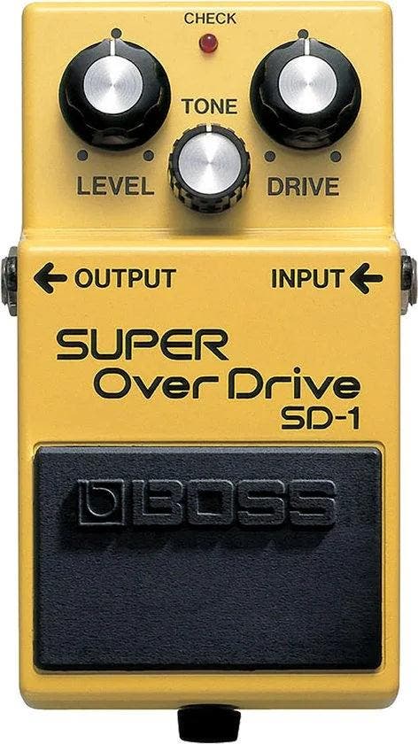 Boss SD-1 Super Overdrive Geel - Gebruikt Gitaareffect, Muziek en Instrumenten, Instrumenten | Toebehoren, Ophalen of Verzenden