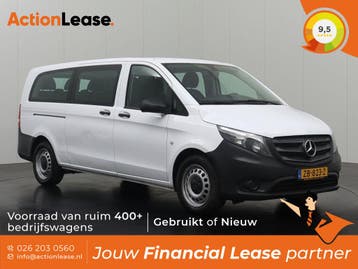 Mercedes Vito Personenvervoer L3 H1 2019 Diesel Automaat, Auto's, Automaat, Zwart, Wit, Diesel