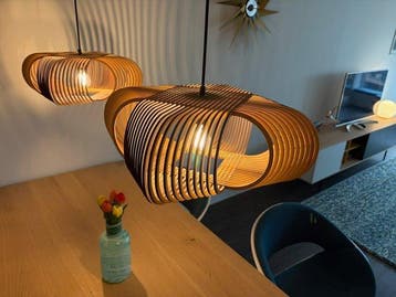 Lichtlab - Ontwerp: Alex Groot Jebbink - Lamp (2) - Hout -