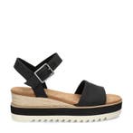 TOMS Diana sandalen voor dames in het Zwart, Verzenden, Zwart, Nieuw, Sandalen of Muiltjes