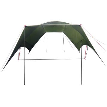 vidaXL Camping Tarp Waterbestendig Legergroen 550 x 400 x, Verzenden, Nieuw, Tot en met 2