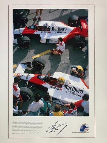 Mclaren - Alain Prost, Ayrton Senna - 1988 - Print, Nieuw