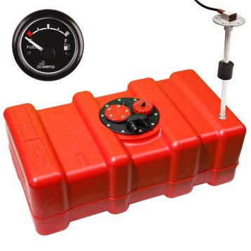 Inbouw Brandstoftank Kunststof Complete Set 43 Liter Inclusi, Watersport en Boten, Ophalen of Verzenden, Nieuw