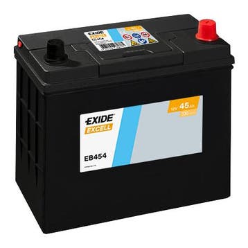 Exide Excell accu | EB454 | 12V 45Ah, Ophalen of Verzenden, Nieuw