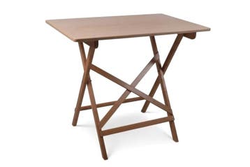 Bistro – Houten klaptafel | Vintage, Ophalen of Verzenden, Nieuw, Kunststof