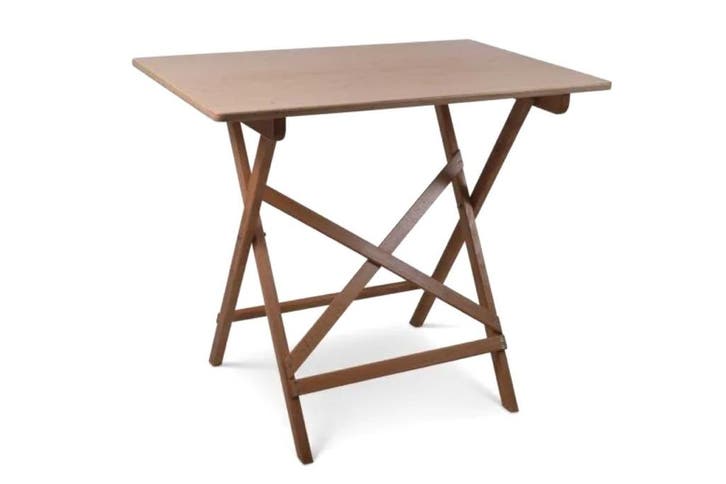 Bistro – Houten klaptafel | Vintage, Huis en Inrichting, Tafelonderdelen, Kunststof, Ophalen of Verzenden
