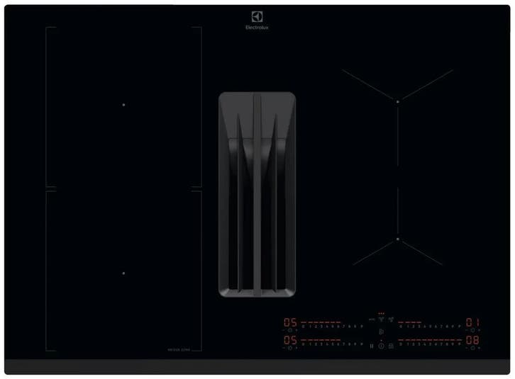 ELECTROLUX KCC73443 Kookplaat met afzuiging, Witgoed en Apparatuur, Kookplaten, Inbouw, 4 kookzones, Nieuw, Inductie, Ophalen