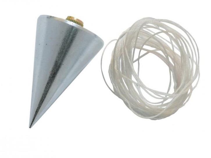 Schietlood - 250 gram - 5 meter, Doe-het-zelf en Verbouw, Gereedschap | Handgereedschap, Nieuw, Ophalen of Verzenden