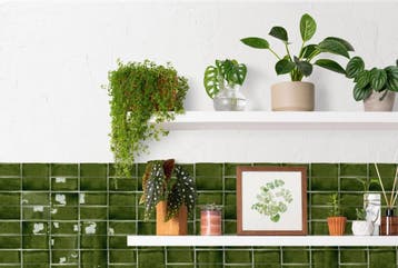 Wandtegel Sartoria Handvorm Urano Verde Groen Glans 5x25, Nieuw, 20 tot 40 cm, 10 m² of meer, Wandtegels