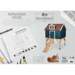 Kippenhok Norwegian House – Houten kippenhok voor 2-3 kip., Dieren en Toebehoren, Pluimvee | Toebehoren, Verzenden, Nieuw, Kippenhok of Kippenren
