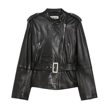 Pennyblack • zwarte leren biker jas • 36 (IT42), Verzenden, Zwart, Nieuw, Pennyblack