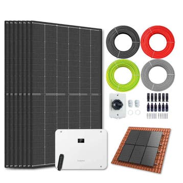 Zonnepanelen Pakket Schuindak 9.8 kW 14x 700Wp, Doe-het-zelf en Verbouw, Ophalen of Verzenden, Nieuw