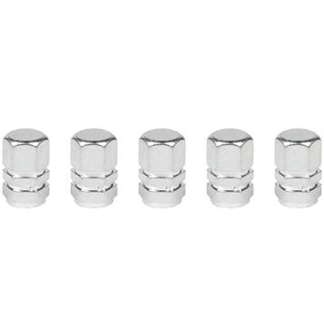 Aluminium Ventieldop Set - 5 Stuks - Ventieldoppen - Ventiel, Ophalen of Verzenden, Nieuw