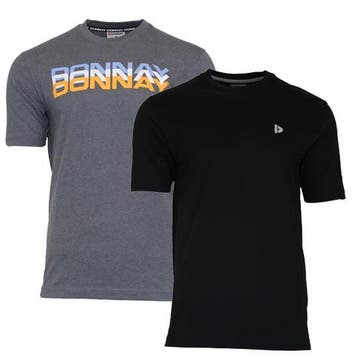 Donnay Donnay Heren - 2-Pack - T-Shirt Daks + Vince -, Kleding | Heren, Verzenden, Nieuw