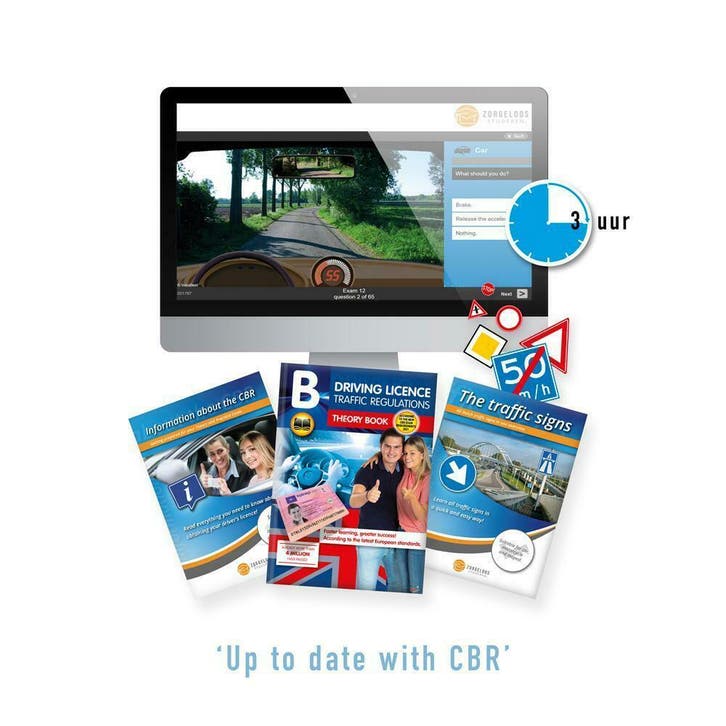 Auto Theorieboek Engels 2023 - Driving Licence or License B, Boeken, Studieboeken en Cursussen, Nieuw, Overige niveaus, Verzenden