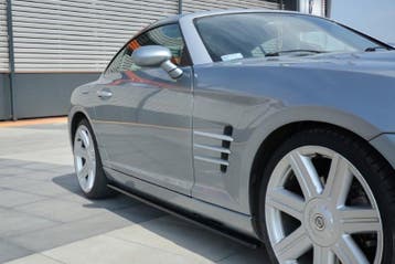 Zijskirts Diffusers Chrysler Crossfire Glanzend Zwart, Ophalen of Verzenden, Nieuw