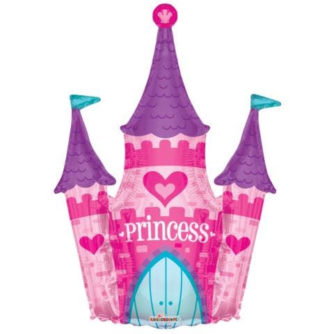 Folieballon Prinsessenkasteel (91cm), Hobby en Vrije tijd, Feestartikelen, Nieuw, Ophalen of Verzenden
