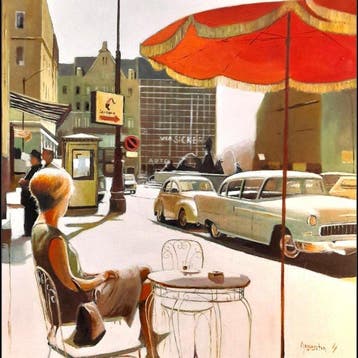 Yann Argentin (1971) - Le Parasol, Antiek en Kunst