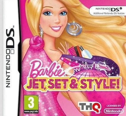 Barbie Jet, Set & Style (DS Games), Spelcomputers en Games, Games | Nintendo DS, Zo goed als nieuw, Ophalen of Verzenden