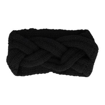 Haarband Gevlochten 10cm – Effen Kleur – Gebreide Stof –, Nieuw