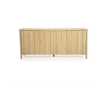 Dressoir Jake 183x47cm - naturel | Eleonora, Ophalen of Verzenden, Nieuw