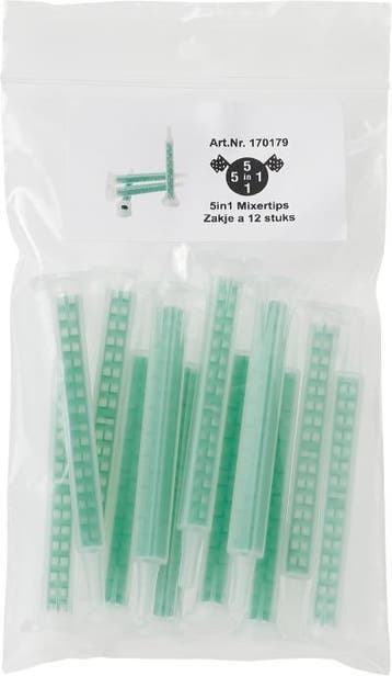 5in1 Mixertip tbv PU 2K Lijm 50ml, Verzenden, Nieuw